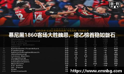 慕尼黑1860客场大胜魏恩，德乙榜首稳如磐石